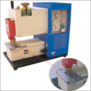 Shoe Hot Melt Point Cement Gluing Machine, Plastic Zipper Machine